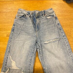 Garage wide leg jeans